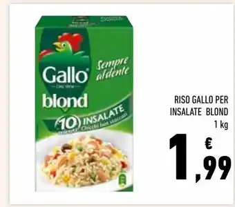 Conad Riso gallo per insalate blond offerta