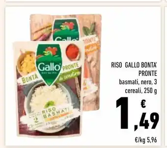 Conad Riso gallo bontà pronte offerta