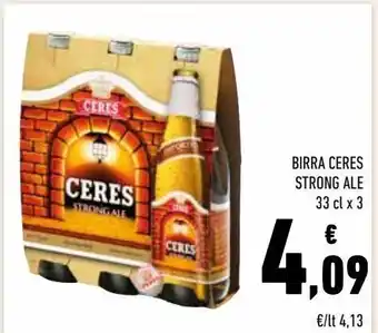 Conad Birra ceres strong ale offerta