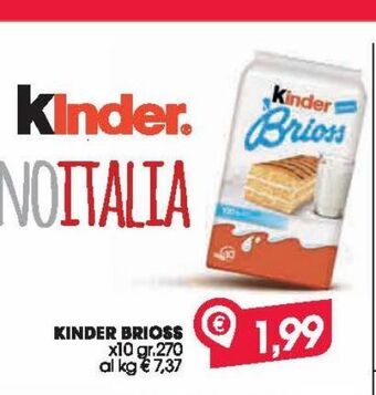 Despar Kinder brioss x10 gr 270 offerta