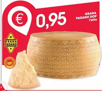 Despar Grana padano dop l'etto offerta