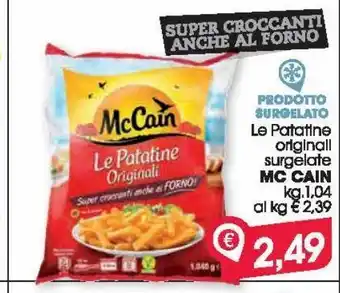 Despar Patatine artiginali surgelate mc cain kg 1.04 offerta