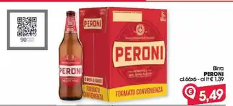 Despar Birra peroni cl 66x6 offerta