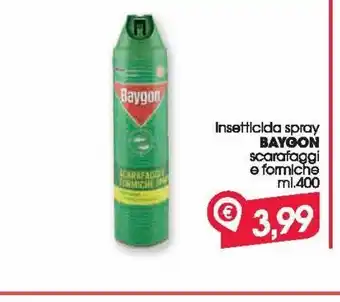 Despar Insetticida spray baygon scarafaggi e formiche ml 400 offerta