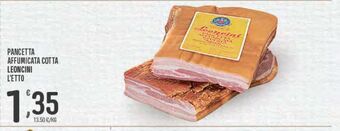 Despar Pancetta affumicata cotta leoncini l'etto offerta