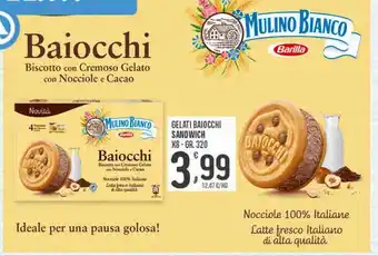 Despar Gelati mulino bianco baiocchi sandwich x8 gr 320 offerta