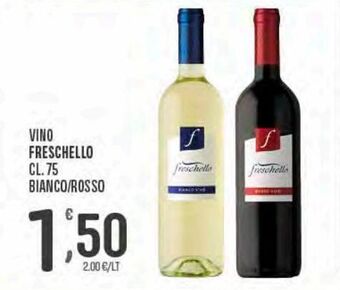 Despar Vino freschello cl 75 bianco/rosso offerta