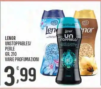 Despar Lenor unstoppables / perle gr 210 varie profumazioni offerta