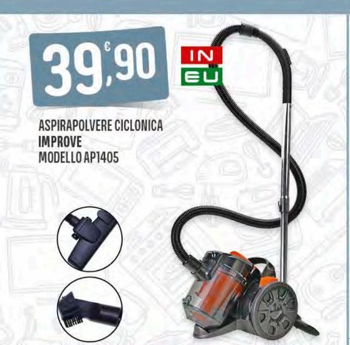 Aspirapolvere ciclonica improve offerta di Despar