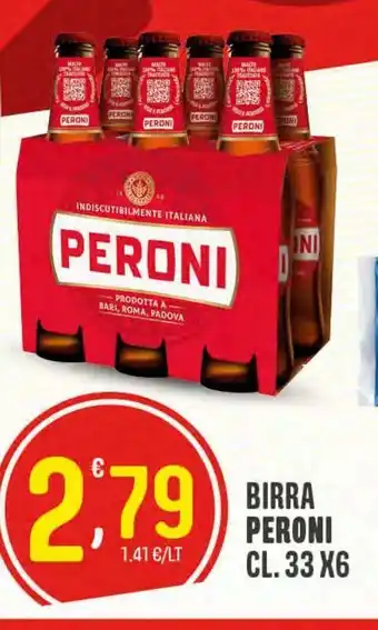 Despar Birra peroni cl 33x6 offerta