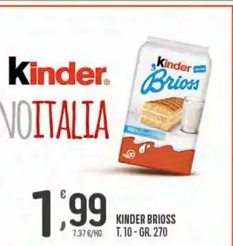 Despar Kinder brioss gr 270 offerta