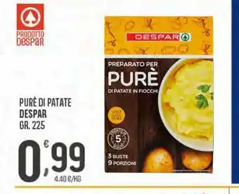 Despar Purè di patate despar gr 225 offerta