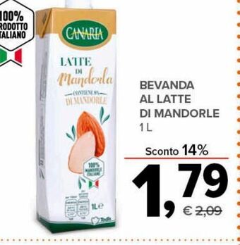 Todis Bevanda al latte di mandorle 1 l offerta