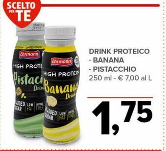 Drink proteico banana / pistacchio 250 ml