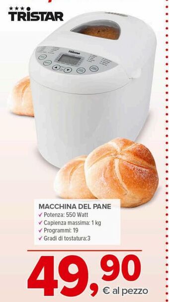 Todis Macchina del pane offerta