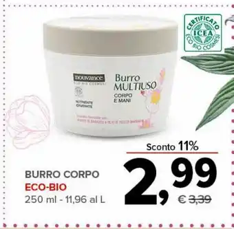 Todis Burro corpo eco-bio 250 ml offerta