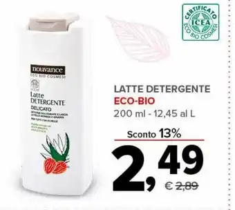 Todis Latte detergente eco-bio 200 ml offerta