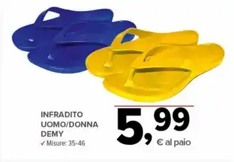 Todis Infradito uomo/ donna demy offerta