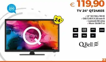 Todis Tv 24'' qt24k03 offerta