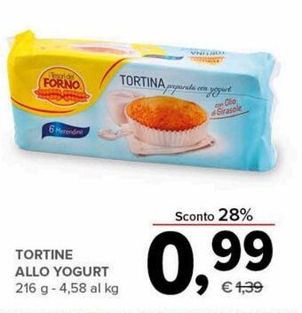 Todis Tortine allo yogurt 216 g offerta