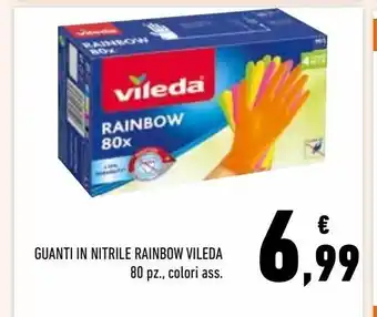 Guanti in nitrile rainbow vileda