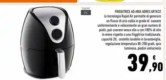 Conad Friggitrice ad aria adres ar1k32 offerta