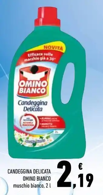 Conad Candeggina delicata omino bianco offerta