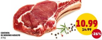PENNY Costata Di Bovino Adulto offerta