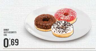 Eurospar Donut gusti assortiti cad offerta