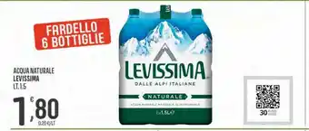 Acqua naturale levissima lt 1.5