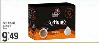 Eurospar Caffè in cialde bellcaffè x100 offerta