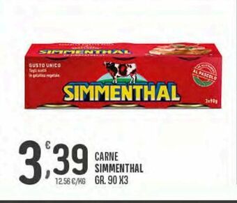 Eurospar Carne simmenthal gr 90x3 offerta