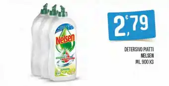 Eurospar Detersivo per piatti nelsen ml 900x3 offerta