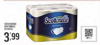 Eurospar Carta igienica scottonelle 12 rotoli offerta