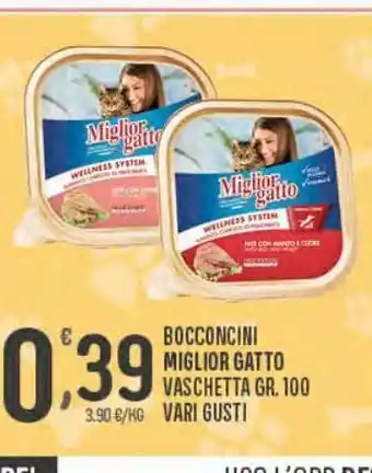 Eurospar Miglior gatto vaschetta gr 100 vari gusti offerta