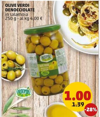 Olive verdi denocciolate