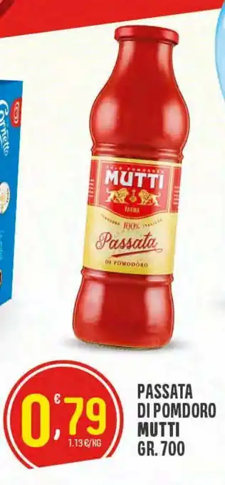 Eurospar Passata di pomodoro mutti gr 700 offerta