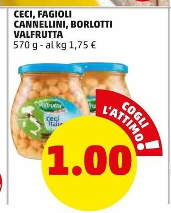 PENNY Ceci, fagioli cannellini, borlotti valfrutta offerta