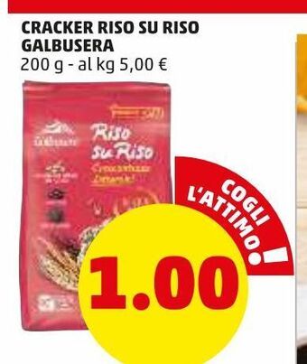 Cracker riso su riso galbusera