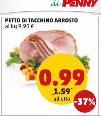 PENNY Petto di tacchino arrosto offerta