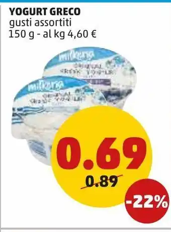 PENNY Yogurt greco offerta