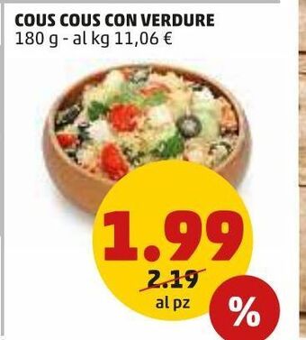 Cous cous con verdure
