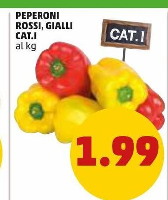 Peperoni rossi, gialli cat.i