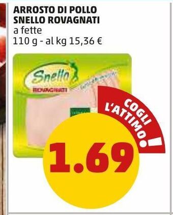 PENNY Arrosto di pollo snello rovagnati offerta