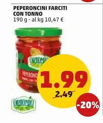 PENNY Peperoncini farciti con tonno offerta