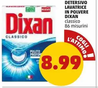 PENNY Detersivo lavatrice in polvere dixan offerta