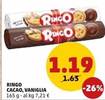 Ringo cacao, vaniglia