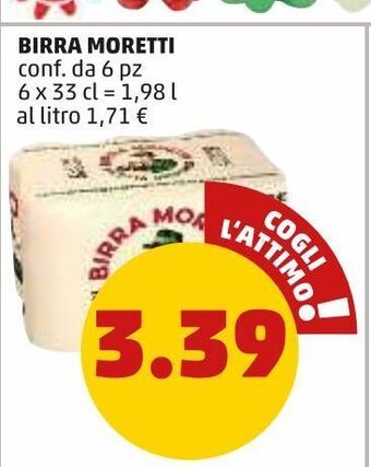 PENNY Birra moretti offerta