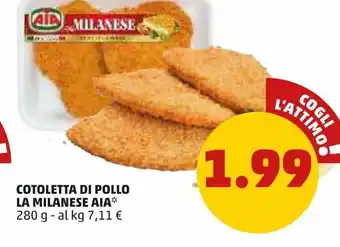 PENNY Cotoletta di pollo aia offerta