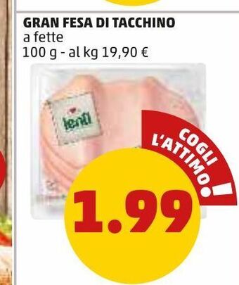 PENNY Gran fesa di tacchino offerta